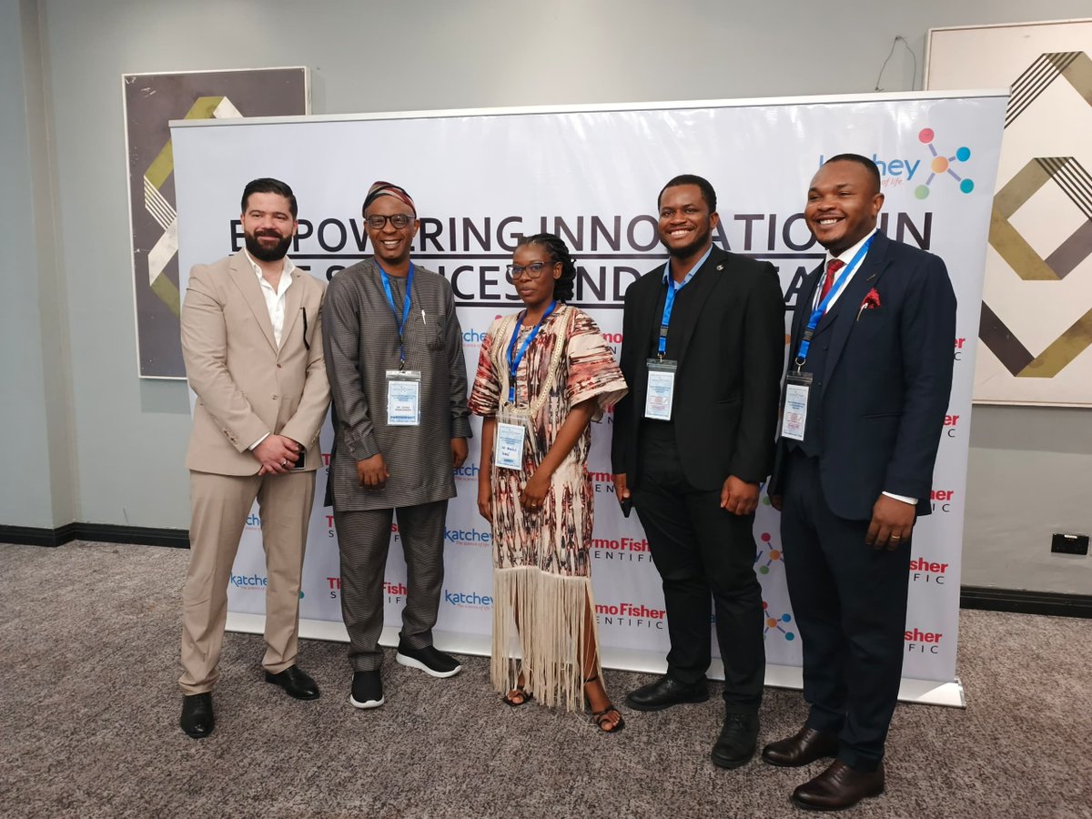 MicrobioNIMR's tweet photo. Prof Rosemary Audu, Director of Research NIMR, spoke at the panel session organized by Katchey in collaboration with Thermofisher Scientific tagged 'Bridging the gap between life science, teaching, research and business’
The session underscored the need to foster collaboration... https://t.co/Px3KY1b2x7
