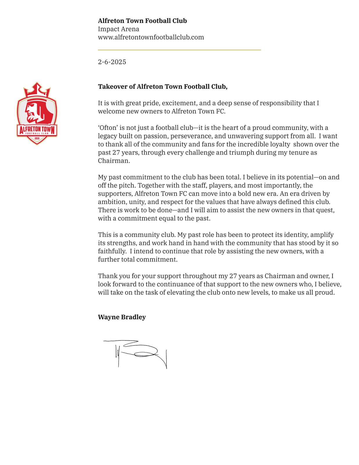 Alfreton Town FC on X: 