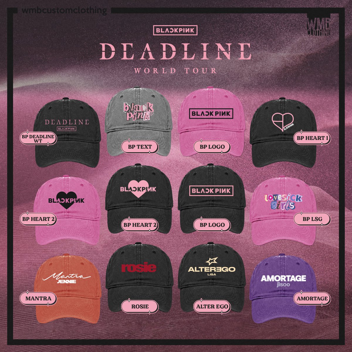 wmbcustoms's tweet photo. We're ready for BLACKPINK <DEADLINE> World Tour in Philippine Arena 🖤🩷 Shop for your merch here! 😊

🛒 https://t.co/goxNGQIPBE

Also available in Shopee, Lazada &amp; Tiktok shop.

#BLACKPINK #BLACKPINK_WORLDTOUR2025 #BLACKPINK_DEADLINE #BLACKPINK_BULACAN #BLACKPINKPH #WMBCLOTHING https://t.co/uUCMUE14hv