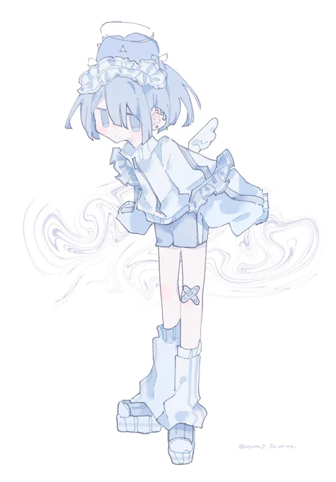暑いので冷たそうな絵