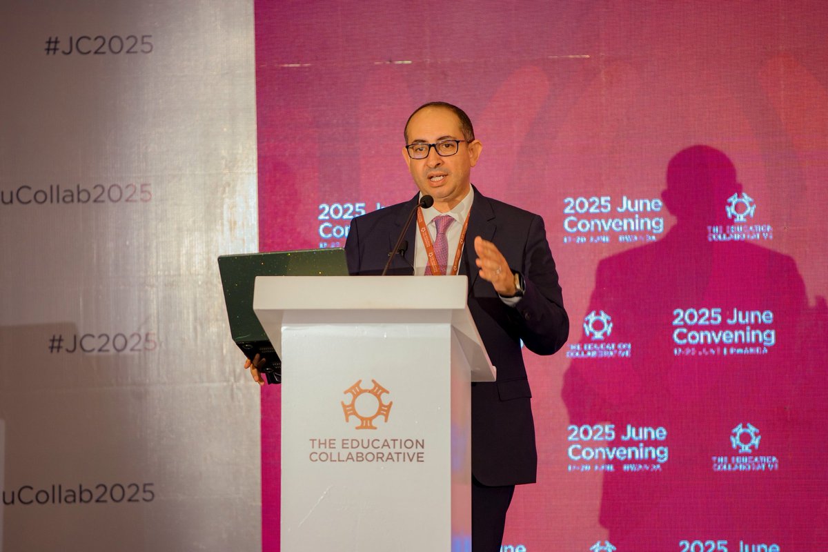 "We need to talk about case studies here in Africa. We need to solve our problems because nobody will solve them for us."- Jalal Charaf, Chief Digital Officer, UM6P - University Mohammed VI Polytechnic (UM6P), Morocco. #JC2025 #EduCollab2025