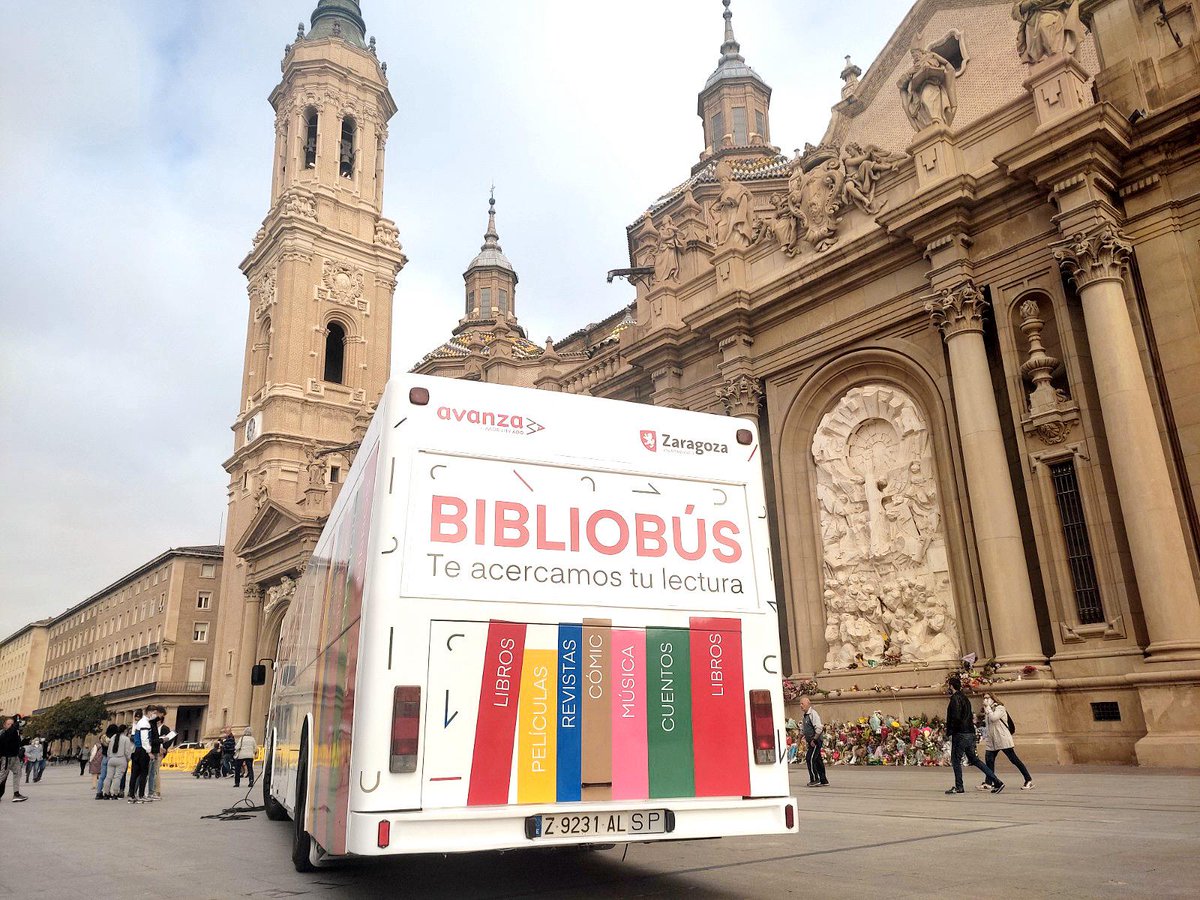 ❗️INCIDENCIAS SERVICIO DE BIBLIOBÚS: Por las altas temperaturas previstas desde hoy y hasta el viernes se suspende el servicio de préstamo en el Bibliobús. 

Se mantiene el de devoluciones. Lo prestará un vehículo de sustitución en las paradas habituales <a href="/zaragoza_es/">AyuntamientoZaragoza</a> ❗️