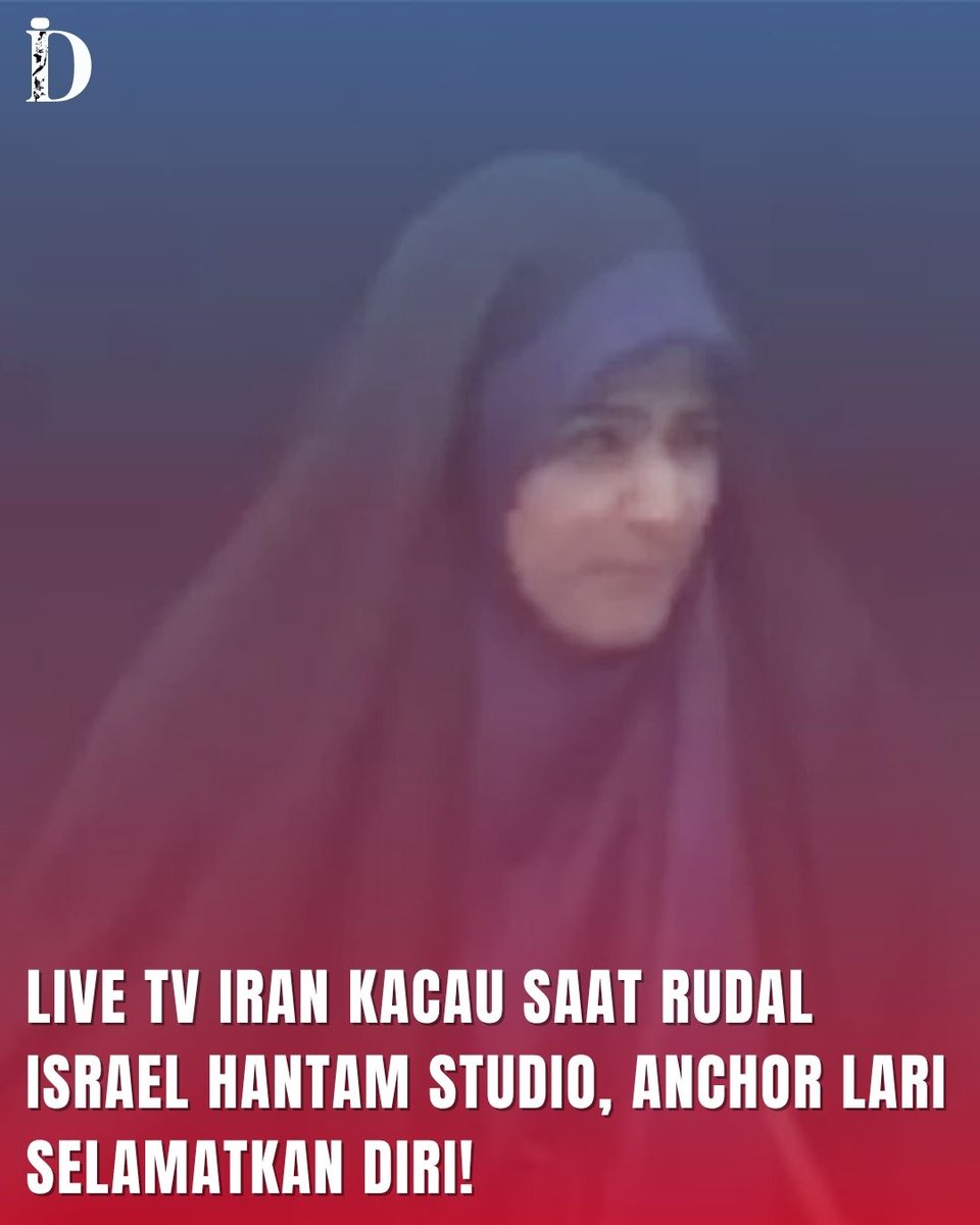 detak_info's tweet photo. Israel serang stasiun TV Iran saat siaran live. Anchor Sahar Emami nyaris jadi korban, tapi selamat. Serangan terjadi 1 jam setelah perintah evakuasi diumumkan.

#TVIranDiserang  #RudalIsrael #PerangTimurTengah #detakinfo #beritadunia #Updates 

Sumber: https://t.co/CKQ8GRFBVC https://t.co/daUR9wsihG