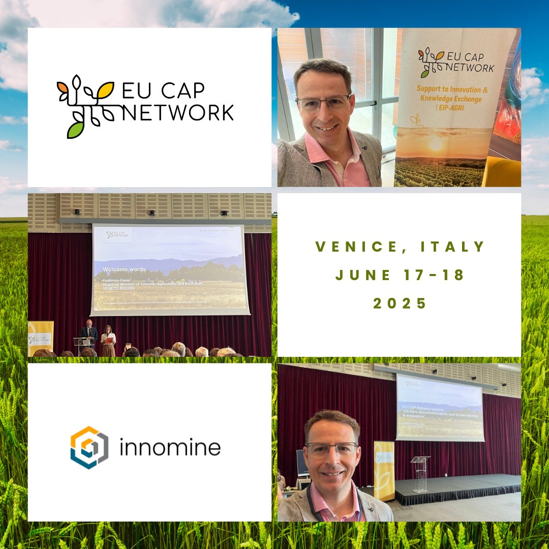 📢 Let’s #BloomTogether! - Exciting News from Venice, Italy 🌿

We’re pleased to share that our CEO Gabor Vicze ( <a href="/viczeg/">Gabor Vicze</a> ) , is attending the <a href="/eucapnetwork/">EU CAP Network</a>  Seminar: ‘On-farm demonstrations for peer-to-peer learning &amp; innovation’ in Mestre, Venice.

🎯 During this important