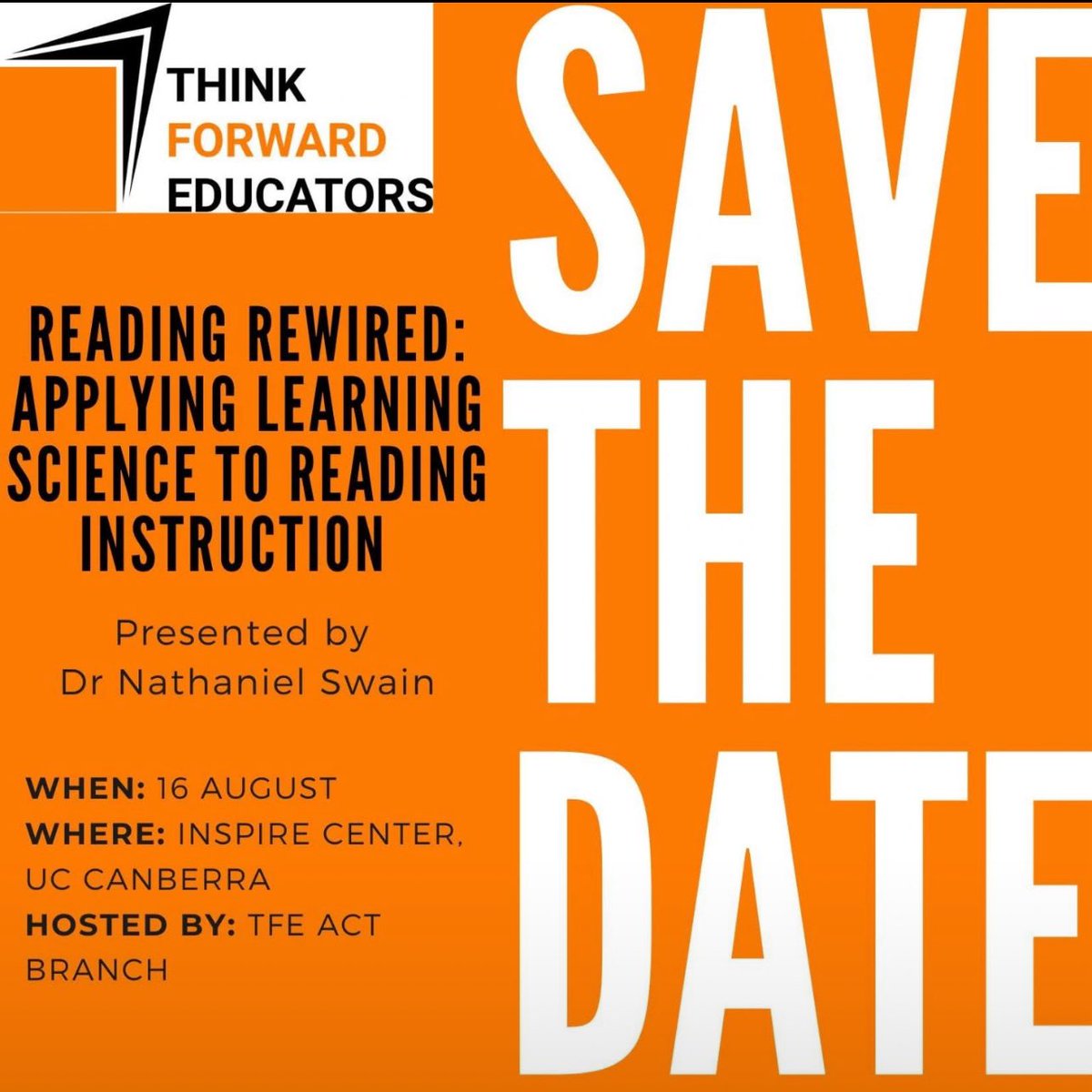 ellis_patrick's tweet image. Looking forward to this @ThinkForwardEdu 
event with @NathanielRSwain - save the date if in Canberra 💯