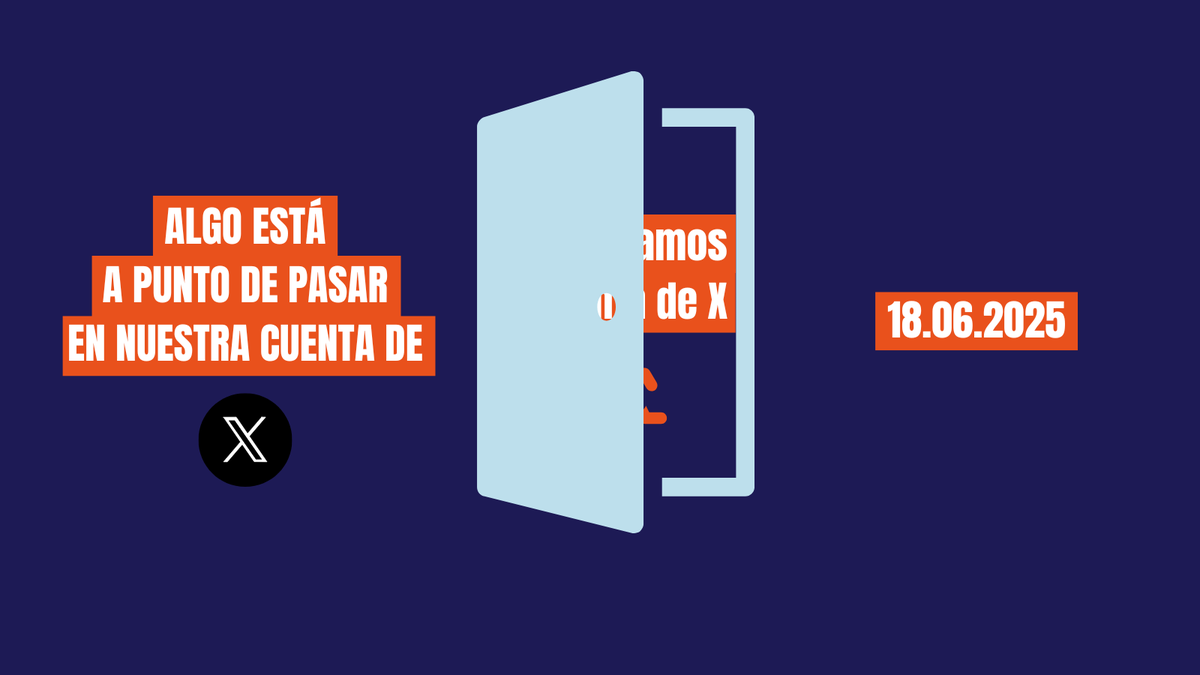 📣 Solo quedan 24 horas para que se vengan cositas en esta cuenta de X 📣 

Qué nervios, ¿no? 😏 

Pista: Parece que se ve algo detrás de la puerta. 

¿Ya sabéis de qué va? 😏