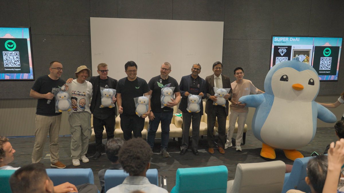 Big thanks to <a href="/MorpheusAIs/">Morpheus</a> and <a href="/Clubhouse/">Clubhouse</a> for making this possible. This is just the beginning, more to build, more to come. 🧠🐧