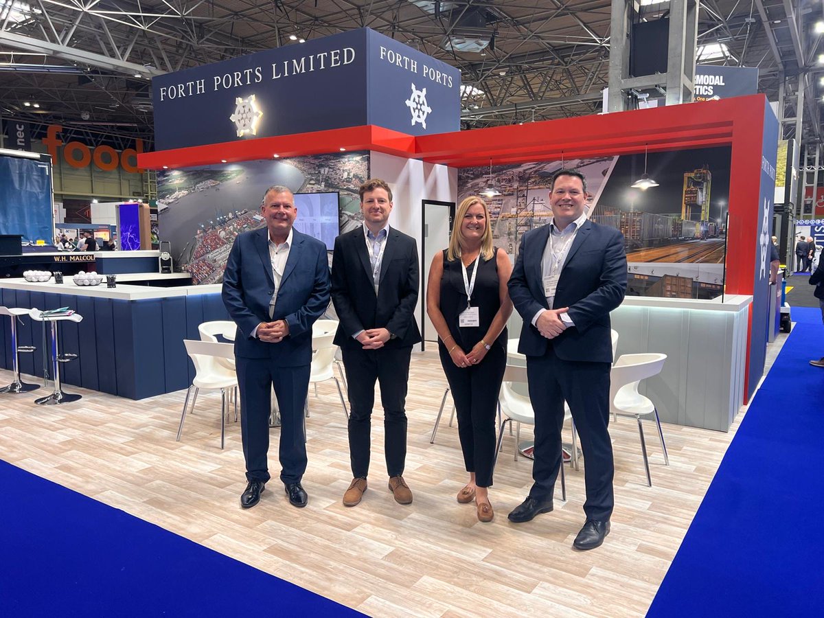 forthports's tweet image. Day one at @Multimodal 2025 is officially underway!
We’re live from stand 6060 at NEC Birmingham, ready to showcase all of what Forth Ports has to offer.
Come and speak to the team at stand 6060!