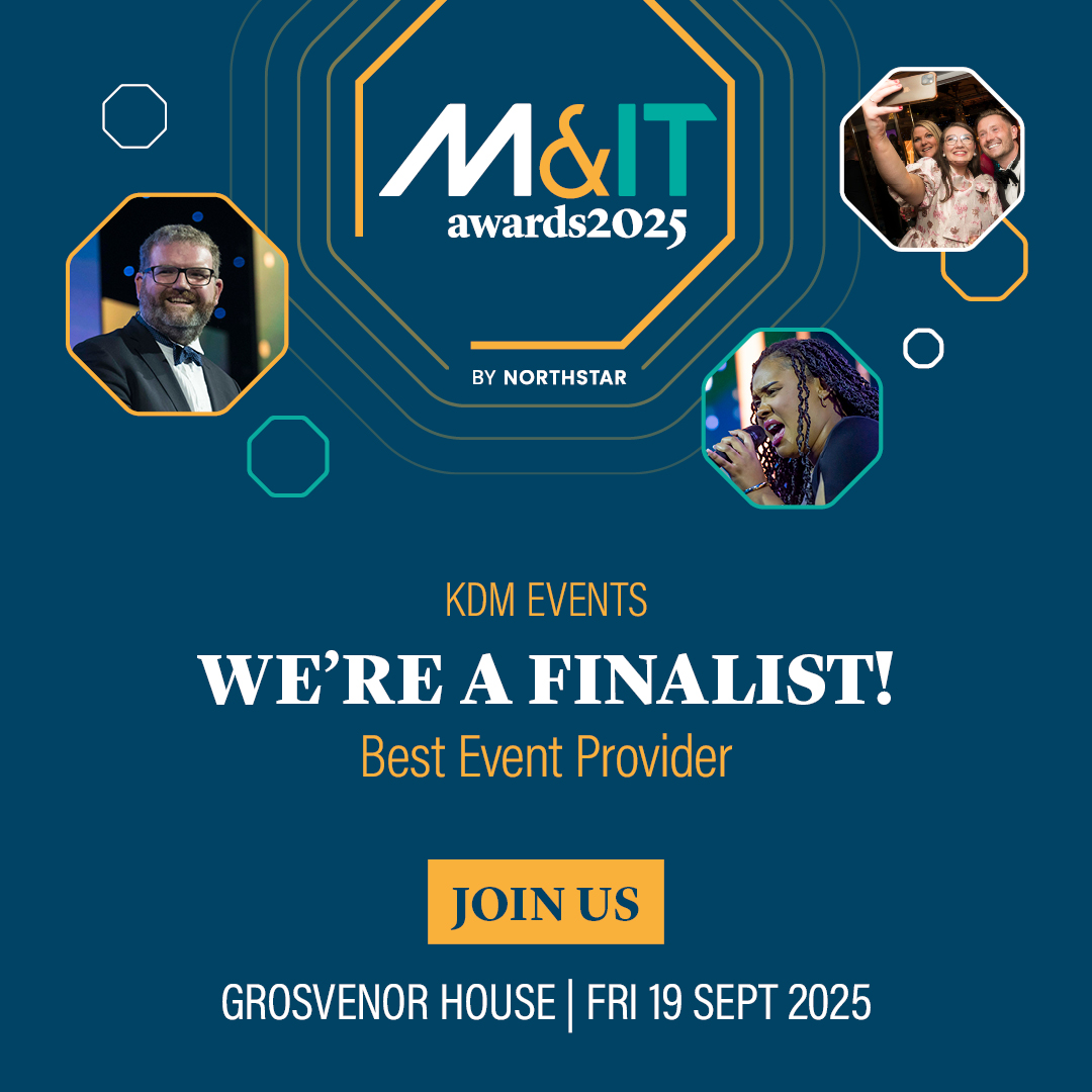 We’re over the moon to be named a FINALIST for ‘BEST EVENT PROVIDER’ at the M&amp;IT Awards 2025! 🌟