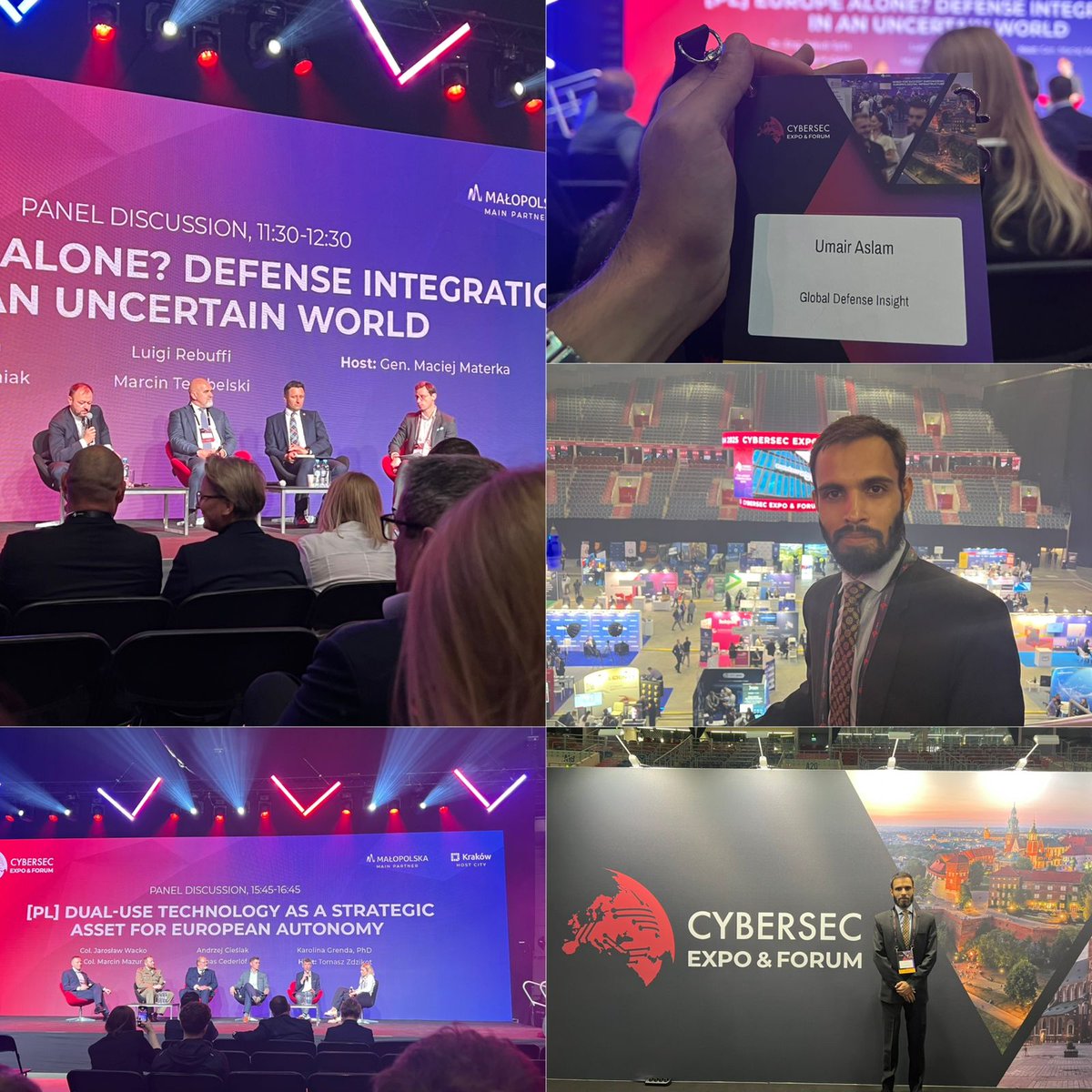 🔐 CyberSec Expo &amp; Forum 2025 | Kraków, Poland

Global Defense Insight had the privilege of participating in the 20th CyberSec Expo &amp; Forum, held on 11–12 June 2025 in Kraków, Poland. 

Our Executive Director, Mr. Umair Aslam, represented the organization at the event, engaging