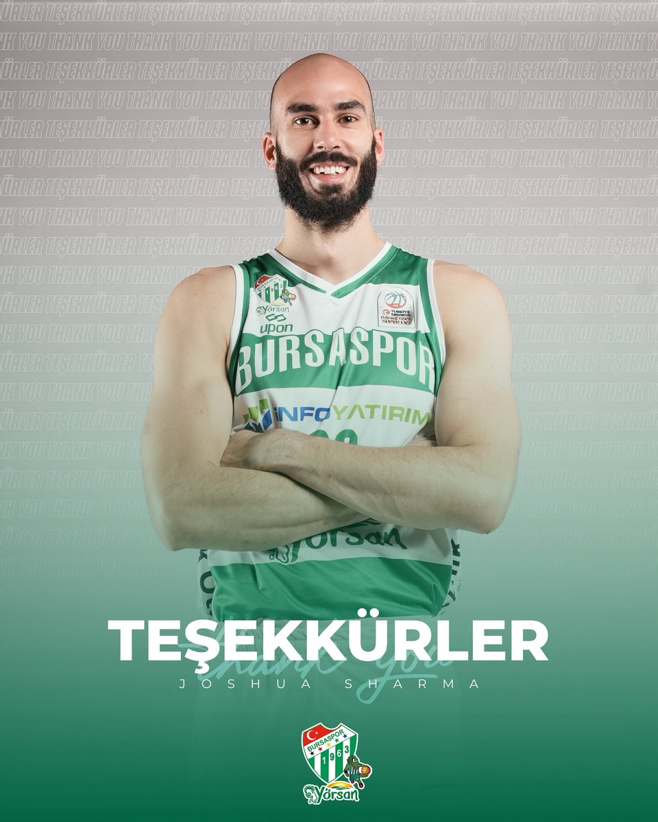 🙌 ᴛᴇꜱ̧ᴇᴋᴋᴜ̈ʀʟᴇʀ ᴊᴏꜱʜᴜᴀ ꜱʜᴀʀᴍᴀ

Joshua Sharma’ya yeşil-beyaz formamız altında verdiği tüm emekler için teşekkür ediyor, bundan sonraki kariyerinde başarılar diliyoruz.

Yolun açık olsun Josh!