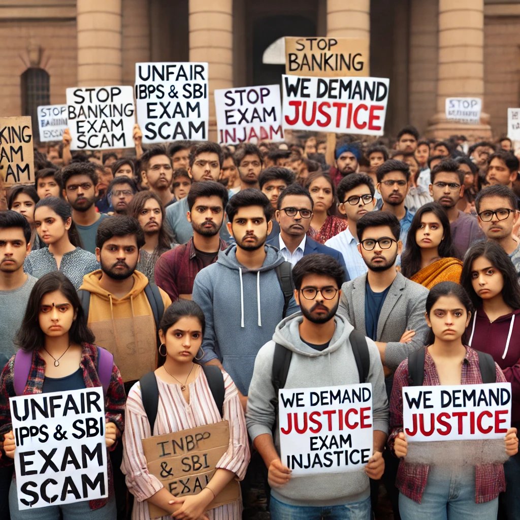 usthadfanikada's tweet photo. IBPS &amp; SBI are mentally torturing students due to 0 transparency
❌ No answer key
❌ No raw score
❌ No normalization formul
This is sheer mental torture @kgs_live @RaMoSirOfficial @GaganPratapMath @adityaranjan108 @abhinaymaths 
#unfairIBPS #releaseanswerkey  #releaserawscore https://t.co/jjkRfer0QS