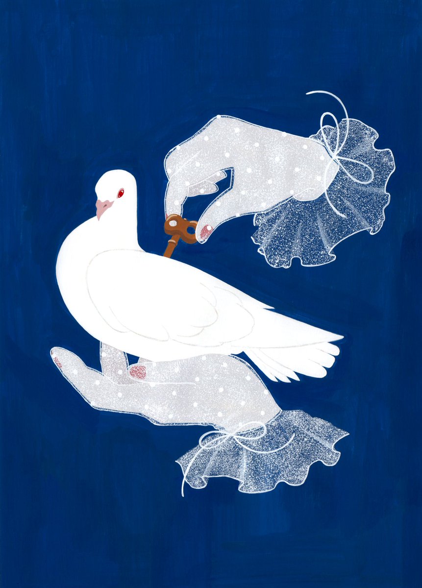 mori_prpr's tweet image. wind-up pigeon🕊️