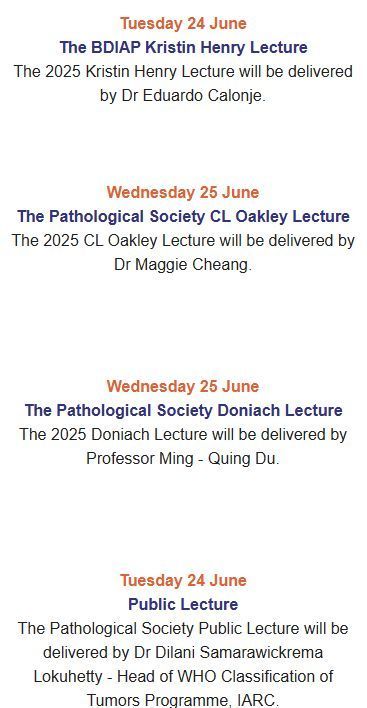 BDIAP (@britishdiviap) on Twitter photo π’ *Only 7 days till #GhentPathology2025!
Join us 24β26 June in Ghent for world-class lectures, research, and networking.
π Standard rate booking closes 23 June
π View our Named Lectures: ghentpathology.eu/named_lectures 
π Register now: ghentpathology.eu
#Pathology  @PathSoc π’ *Only 7 days till #GhentPathology2025!
Join us 24β26 June in Ghent for world-class lectures, research, and networking.
π Standard rate booking closes 23 June
π View our Named Lectures: ghentpathology.eu/named_lectures 
π Register now: ghentpathology.eu
#Pathology  @PathSoc
