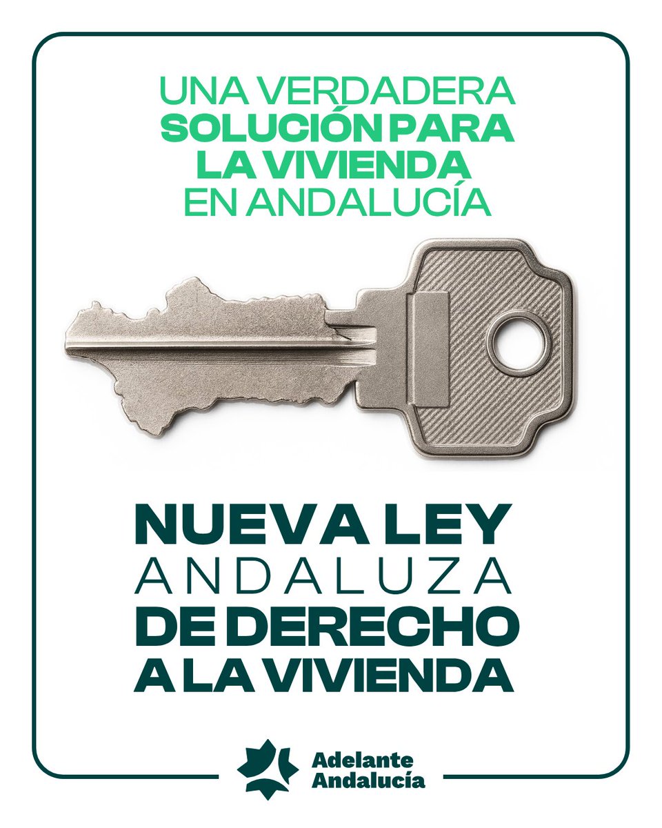 La política andaluza: 

🤬La izquierda en shock intentando tapar la corrupción 

😳La derecha aprovechando que nadie mira para colar su nueva Ley de vivienda

Ante esto, desde Adelante Andalucía registramos hoy: 

LA NUEVA LEY ANDALUZ DEL DERECHO A LA VIVIENDA