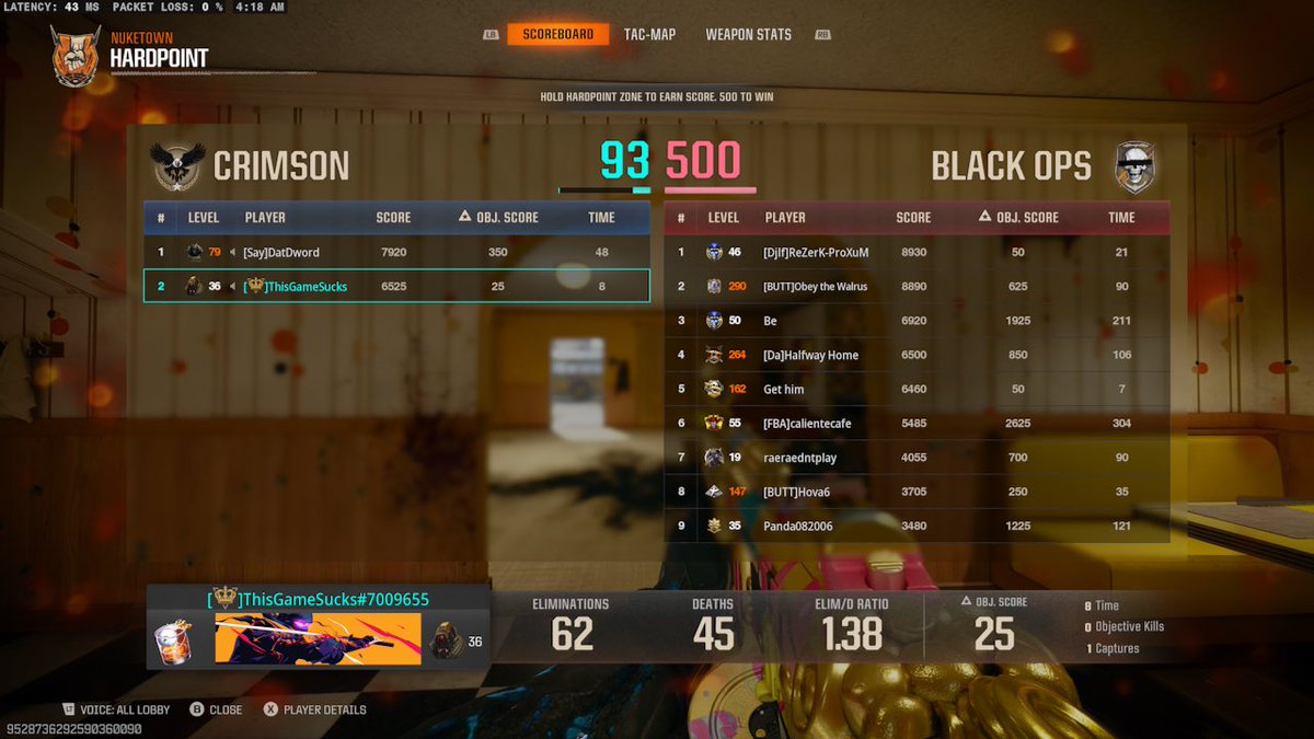 _TheOne_AndOnly's tweet image. And yet yall say this is a good game 🤣🤣🤣🤣 SHITS GARBAGE AND NOBODY WILL TELL ME OTHERWISE