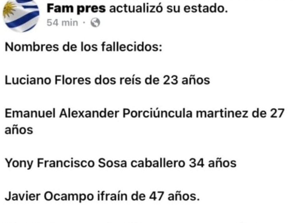 #TERRIBLE
Nuevamente el sistema carcelario y las condiciones de reclusión en el foco tras la muerte de 4 reclusos, tras incendio provocado en su celda del ex Comcar.
Uno de los reclusos es oriundo de Durazno.
#LasBarbasEnRemojo