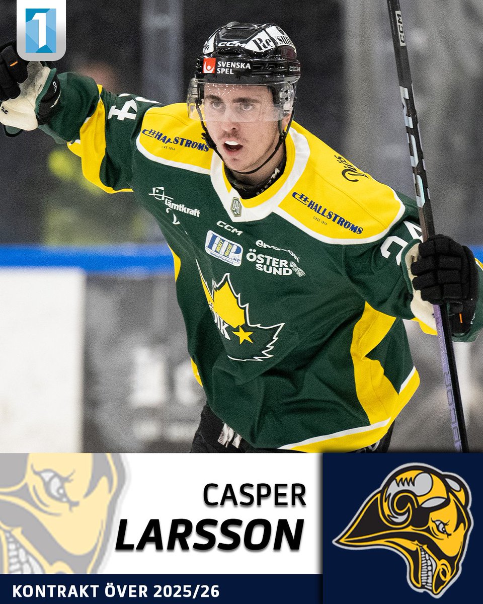 Nytt, meriterat namn in i Visby Romas trupp.✍️

Casper Larsson plockas in från Östersund.

– Casper är en hårt jobbande forward och har har varit en av ÖIK:s viktigaste defensiva spelare inte minst i boxplay, skriver Visby Roma i ett pressmeddelande.

📸: Peter Hedman