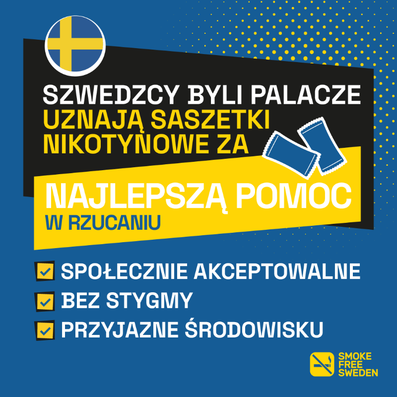 SmokeFreeSweden's tweet photo. Dlaczego szwedzcy byli palacze stawiają saszetki nikotynowe na pierwszym miejscu?

Społecznie akceptowalne, bez stygmy i ekologiczne – prawdziwa rewolucja dla kobiet w Szwecji.

Sprawdź raport Power in a Pouch.