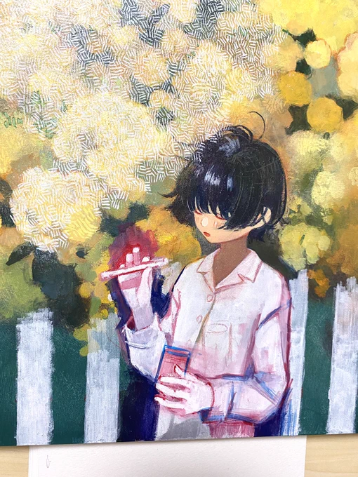 描き途中の絵が少しありました