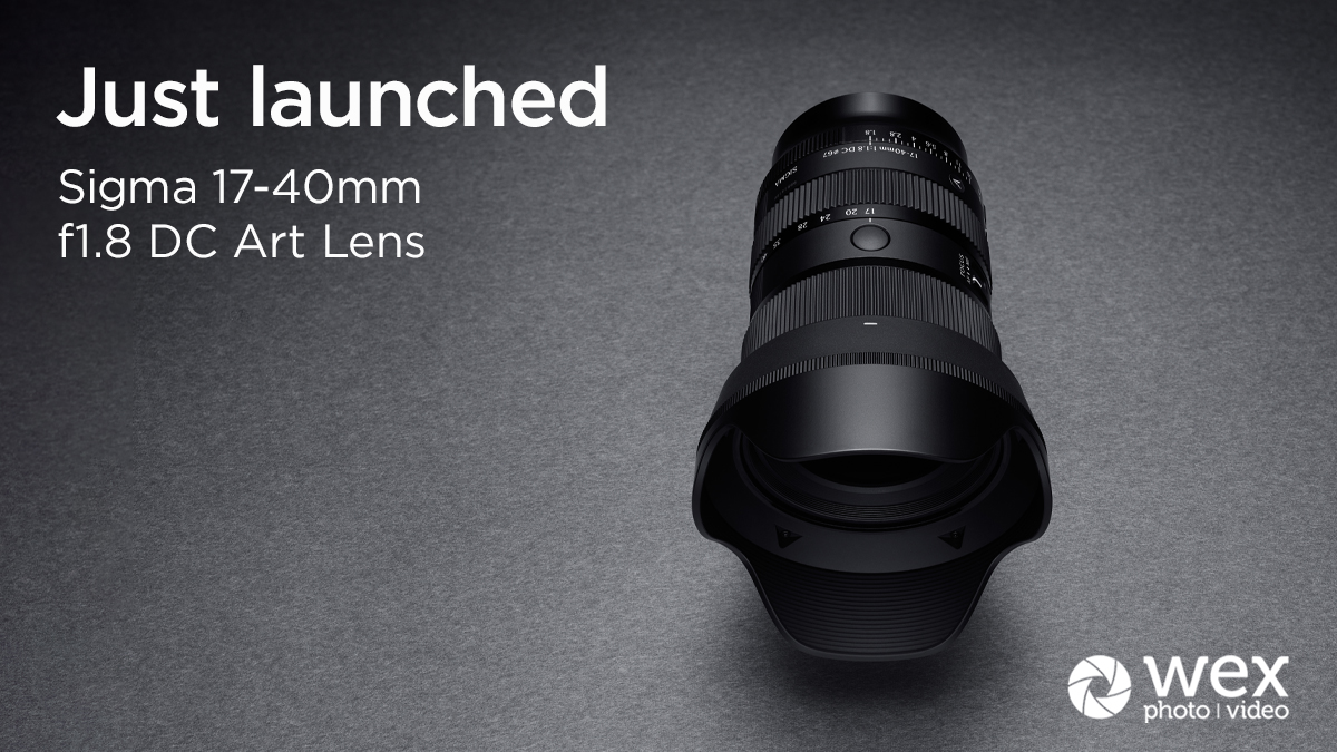 The Sigma 17-40mm f1.8 DC Art lens is here and we're excited about this one...

This lens is available for: 

Sony E: bit.ly/3G2584D
L-Mount: bit.ly/4e1nBea
Canon RF: bit.ly/4n2igaz
Fujifilm X: bit.ly/45V92H5