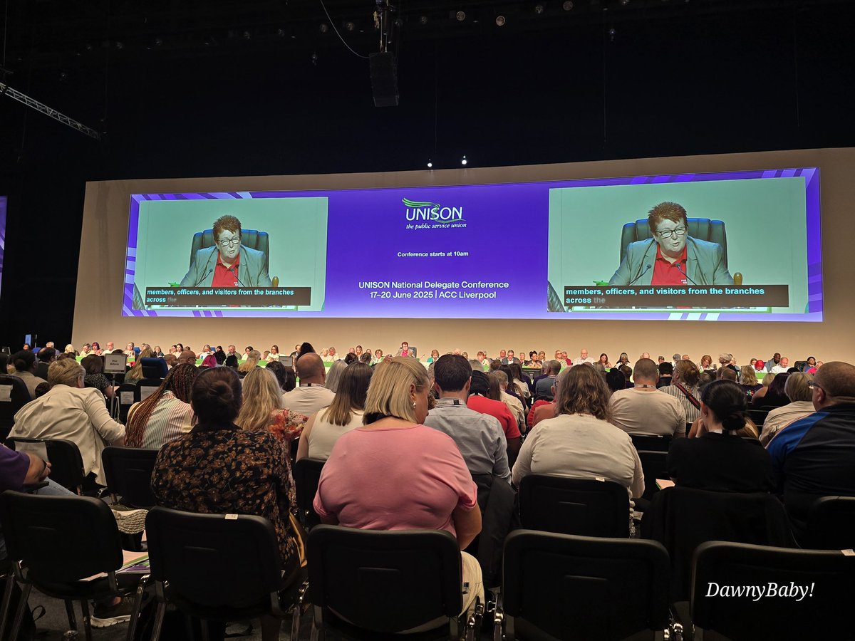 Looking forward to the motions and debates at #UNDC2025

Always a great UNISON conference