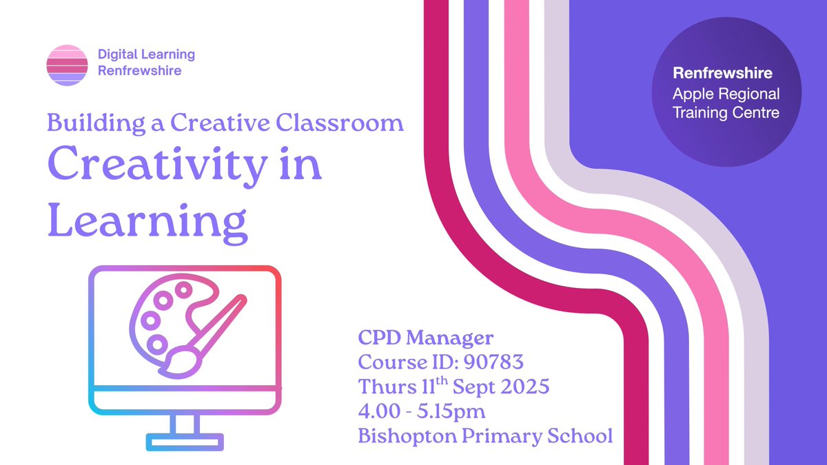 RenfrewshireRTC (@renfrewshirertc) on Twitter photo We are almost at the end of the school year, woohoo.... summer hols incoming 🏖️, SPF ordered 🥵 and freezers stocked with ice lollies 🍨waiting for sunshine 🌞.
We are delighted to share that our sessions for 2025-2026 are available on CPD Manager now! #AppleRTC <a href="/AppleEDU/">Apple Education</a> We are almost at the end of the school year, woohoo.... summer hols incoming 🏖️, SPF ordered 🥵 and freezers stocked with ice lollies 🍨waiting for sunshine 🌞.
We are delighted to share that our sessions for 2025-2026 are available on CPD Manager now! #AppleRTC <a href="/AppleEDU/">Apple Education</a>