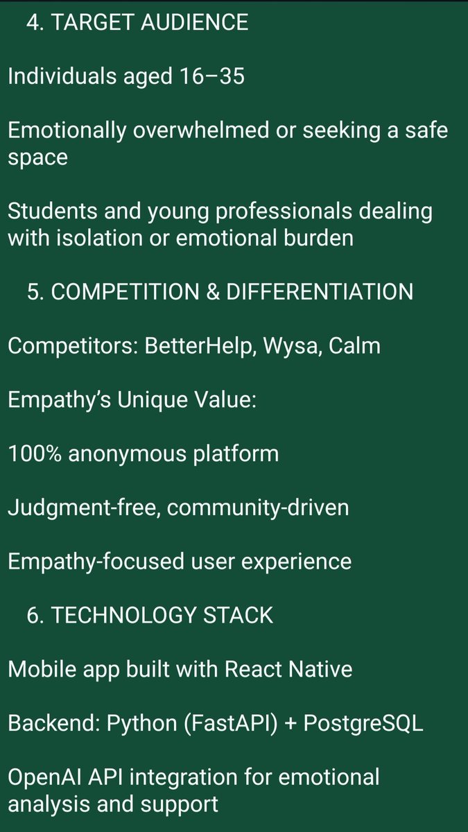 engin_dou's tweet photo. Just shared the visual concept of my MVP:Empathy
It’s an anonymous space to share emotions -no likes, no usernames, no judgment
Check out the visuals
Would love to hear your honest thoughts:
Would something like this actually work?@pmarca @rrhoover @HarryStebbings @andrewchen https://t.co/xuixbmhmWi
