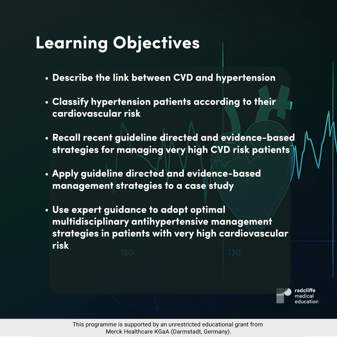 So much has changed in hypertension and CVD management. This CME-accredited webinar will help bring you up to speed on how to apply the current guideline-directed approaches, including the latest ESH recommendations. 🩺💡  

✨ Join  Dr Yassir Javaid, Prof Michel Burnier, Prof
