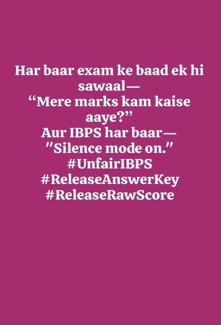 Tamannach00's tweet photo. Normalization without a formula is a black box! IBPS must share raw &amp;amp; normalized scores for fairness! #unfairIBPS #releaserawscore #releaseanswerkey #wedeservetransparency #givenormalisedrawscore https://t.co/V6z42bFgmP