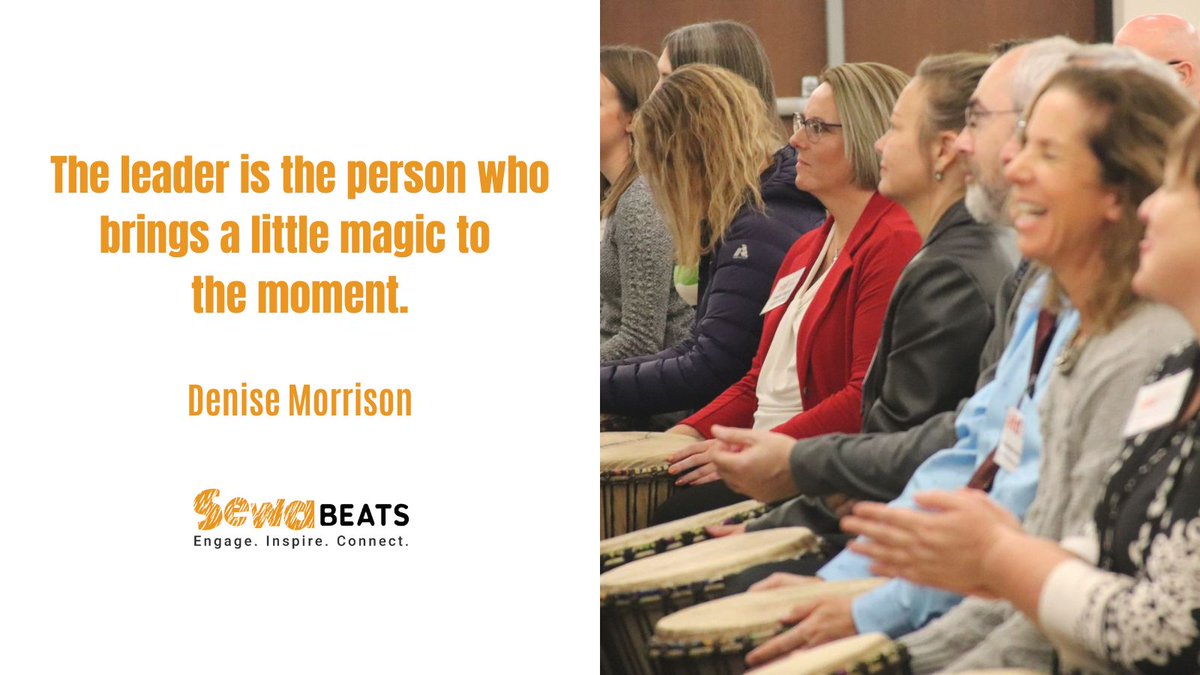 “The leader is the person who brings a little magic to the   moment.” ― Denise Morrison 

#TuesdayMotivation #SewaBeats #MusicalMetaphor