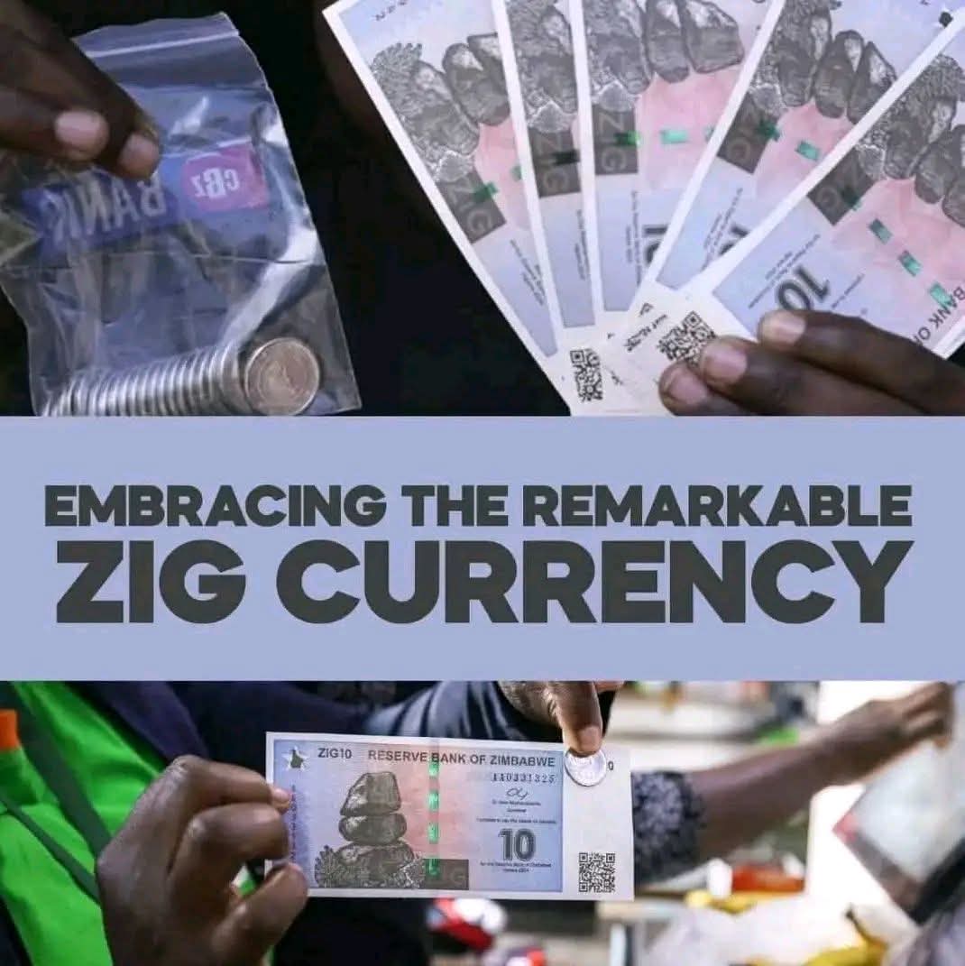 Zig currency maintains its presence on the market, Zanu pf led government is delivering.