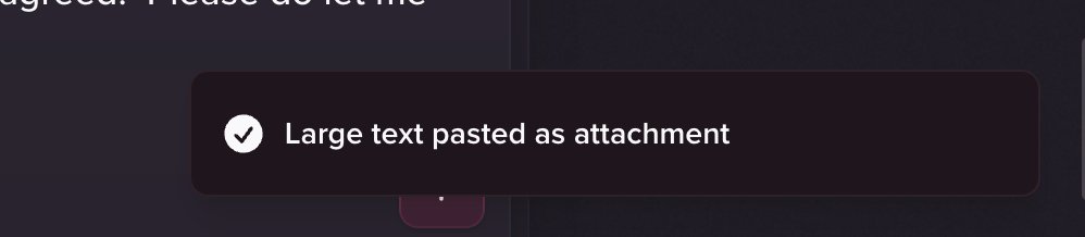 delgarno's tweet photo. annoying place for a notification (right over the send button) @theo 

I'm critical and pedantic because I love t3chat https://t.co/pcfeLGNvAm