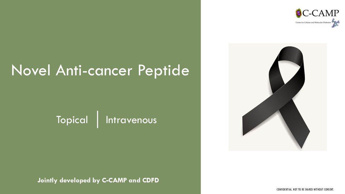 CCAMP_India's tweet photo. #TechnologyForLicensing: A novel topical formulation for treating pre-cancerous lesions/early-stage skin cancer in invasive squamous cell carcinoma (SCC), the second most common type of skin cancer.
๐๐ก๐ ๐ฉ๐ซ๐จ๐๐ฅ๐๐ฆ
SCCs start as premalignant lesions called Actinic Keratoses (AKs), and the standard treatment involves the use of 5-fluorouracil (5-FU), a topical medication. However, 5-FU can cause severe side effects, including intense redness, itching, crusting, and pain.
๐๐จ๐ฅ๐ฎ๐ญ๐ข๐จ๐ง
The novel topical formulation, developed and successfully tested by C-CAMPโs Discovery-to-Innovation Accelerator programme in collaboration with @DBT_CDFD on syngeneic mice and human xenograft models, showed significant tumour growth reduction with no toxicity in preliminary in vivo models.
๐๐๐ฒ ๐ฉ๐ซ๐จ๐ฉ๐๐ซ๐ญ๐ข๐๐ฌ
This novel formulation comprises a novel component used alone or combined with 5-FU. The topical application showed no dermal toxicity in animal models. The molecule shows potent immunomodulatory and anti-inflammatory activity and significantly improved efficacy over 5-FU alone in vivo.
If you are interested in knowing more and want to co-develop this with us, please reach out to the CCAMP Office of Technology Transfer (#OTT):
โ๏ธott@ccamp.res.in, dia_licensing@ccamp.res.in
โ๏ธ080 6718 5322
@Taslimarif @BIRAC_2012 @PrinSciAdvGoI @kris_sg @abbvie @abcuro @eurofarma @cgoncology @ImmuneOnc