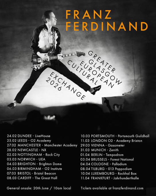 PreSale Premium Tickets (@eventhotelsltd) on Twitter photo 🚨 PRESALE ALERT - FRANZ FERDINAND 🚨
Franz Ferdinand announce UK tour for spring 2025
Book Priority Tickets below :
Leeds > ticketmaster-uk.tm7559.net/DyJkL5
B'Ham > ticketmaster-uk.tm7559.net/K0WZJ7
London > ticketmaster-uk.tm7559.net/LKWZnV
<a href="/Franz_Ferdinand/">Franz Ferdinand</a> #FranzFerdinand 🚨 PRESALE ALERT - FRANZ FERDINAND 🚨
Franz Ferdinand announce UK tour for spring 2025
Book Priority Tickets below :
Leeds > ticketmaster-uk.tm7559.net/DyJkL5
B'Ham > ticketmaster-uk.tm7559.net/K0WZJ7
London > ticketmaster-uk.tm7559.net/LKWZnV
<a href="/Franz_Ferdinand/">Franz Ferdinand</a> #FranzFerdinand