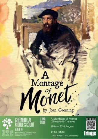 A Montage of Monet (@bawdybard20) on Twitter photo Our poster for <a href="/edfringe/">Edinburgh Festival Fringe</a>. Very few tickets left. Don’t miss out because this is a fabulous performance by <a href="/ssmithactor/">Stephen Smith</a>
Tickets
edfringe.com/tickets/whats-… Our poster for <a href="/edfringe/">Edinburgh Festival Fringe</a>. Very few tickets left. Don’t miss out because this is a fabulous performance by <a href="/ssmithactor/">Stephen Smith</a>
Tickets
edfringe.com/tickets/whats-…
