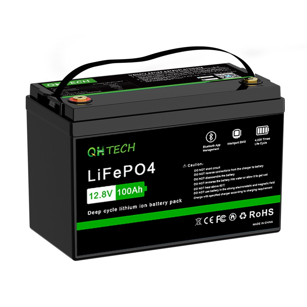 TechQh's tweet image. On sale! QH 12V 100Ah LiFePO4 batteries with bluetooth (Poland Stock) ‼️‼️⚡️
🔋 Grade A Cells and Built-in 100A BMS
🔋 4000 Cycle Life with Warranty
🔋 IP65 ABS case
🔋 330x172x220mm / 12KG

 ⚡️Go solar with QH Tech: lifepo4-energy.com
#solar #battery #lifepo4battery #warsaw