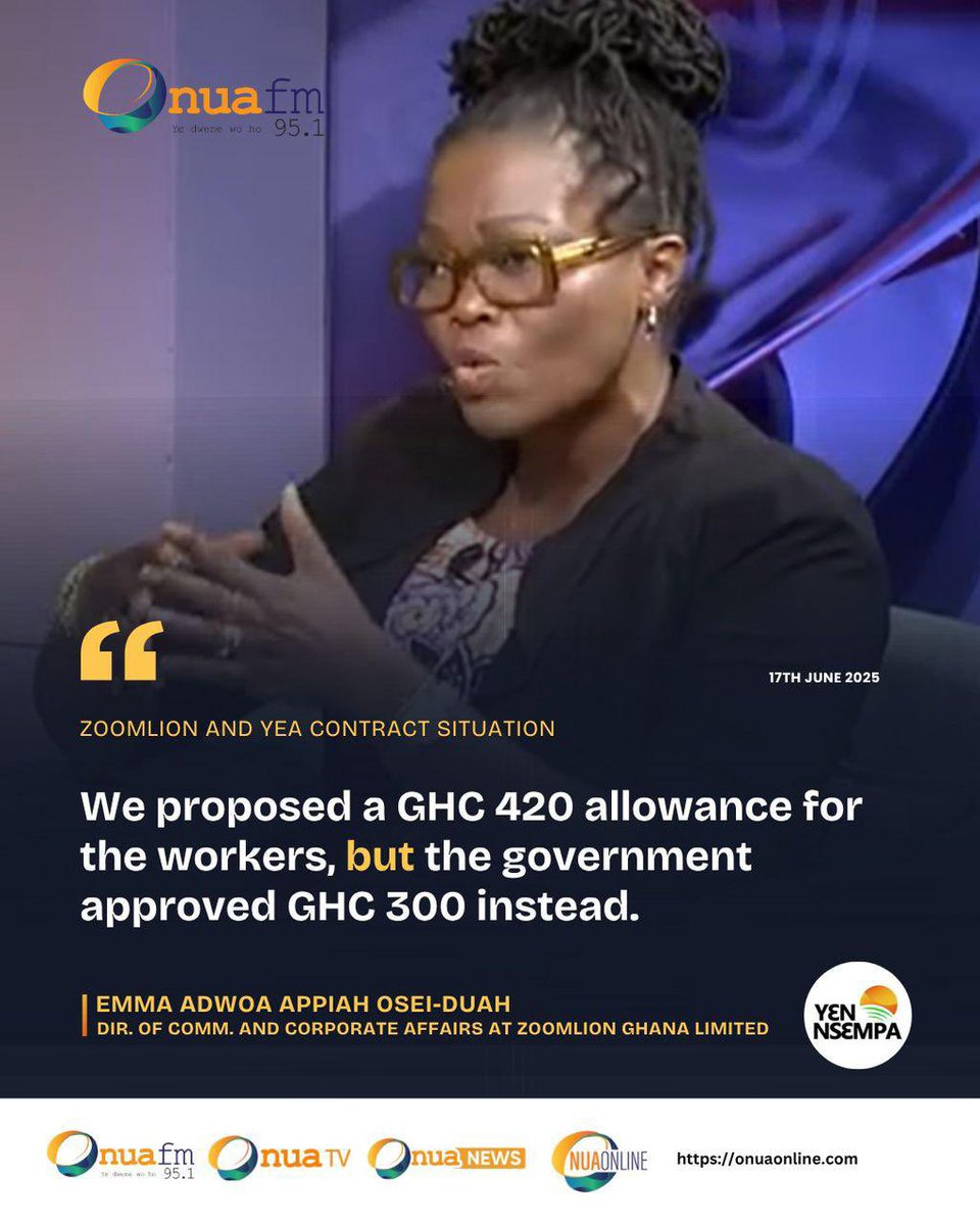 420 cedis YEA Allowance proposal 

#ZoomlionDeyWork