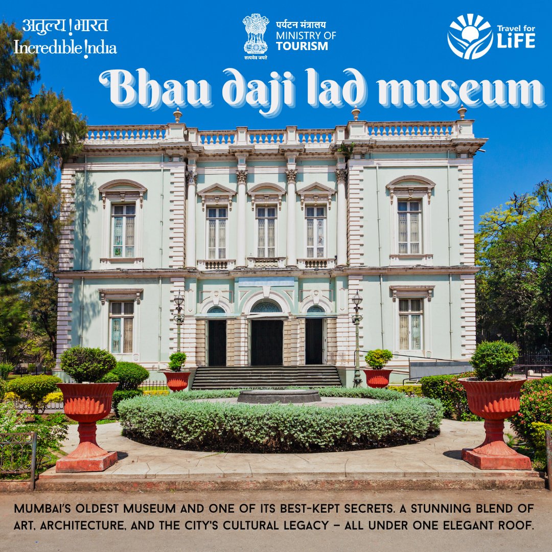 Indiatourism Mumbai (@indiatourismm) on Twitter photo 🏛️ Bhau Daji Lad Museum– Mumbai’s Oldest Hidden Gem!
Step into a world of timeless art, intricate architecture, and the city’s rich cultural legacy — all under one magnificent roof. ✨📚
#BhauDajiLadMuseum #IncredibleIndia #MumbaiHeritage
<a href="/incredibleindia/">Incredible!ndia</a> <a href="/tourismgoi/">Ministry of Tourism</a> 🏛️ Bhau Daji Lad Museum– Mumbai’s Oldest Hidden Gem!
Step into a world of timeless art, intricate architecture, and the city’s rich cultural legacy — all under one magnificent roof. ✨📚
#BhauDajiLadMuseum #IncredibleIndia #MumbaiHeritage
<a href="/incredibleindia/">Incredible!ndia</a> <a href="/tourismgoi/">Ministry of Tourism</a>