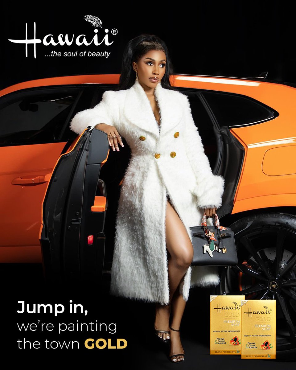 Live your best life like it’s golden ✨️

Comment 💛 if you want to paint the town gold like <a href="/real_mercyeke/">Mercy Eke</a>

#HawaiiSoap #HawaiiNigeria