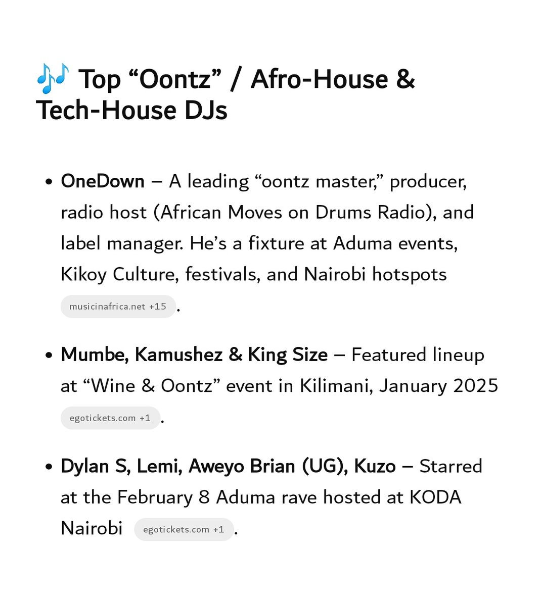 We asked GPT to list Nairobi’s best oontz DJs…It replied and ONE name stood out. ONE sound.

Its <a href="/OneDownLIVE/">Oontz Master</a>