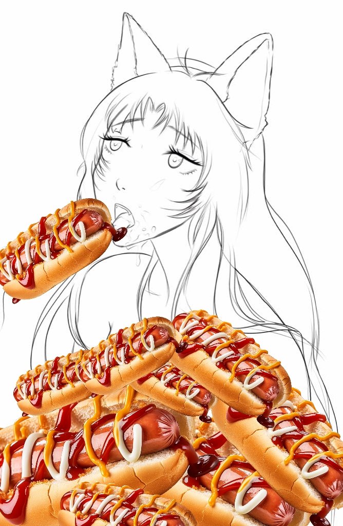 WickedBicked's tweet image. Give ur wife all the hot dogs she deserves