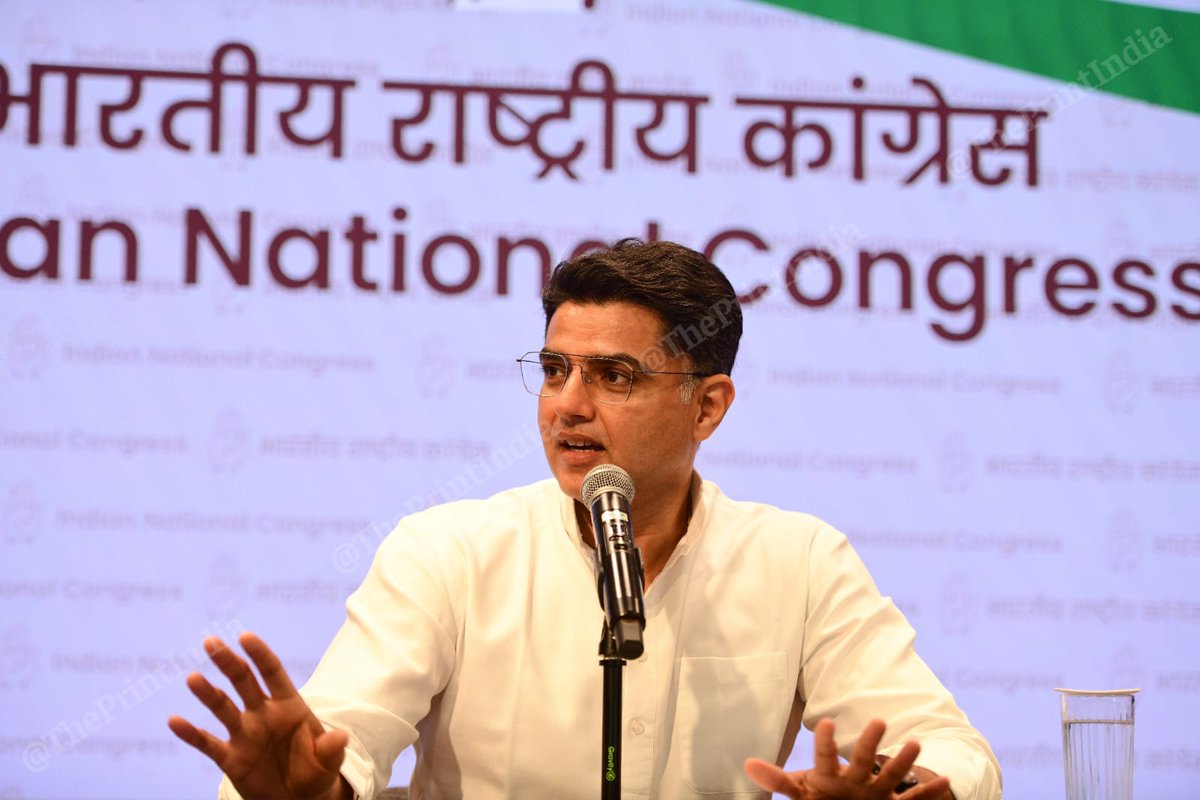 ThePrintIndia (@theprintindia) on Twitter photo Congress leader Sachin Pilot addresses press conference in New Delhi on census notification. He questioned government's intention to conduct census that would include data on caste & called on Centre to carry out the exercise immediately
Photos <a href="/Surajbisht25/">Suraj bisht</a>
#ThePrintPictures Congress leader Sachin Pilot addresses press conference in New Delhi on census notification. He questioned government's intention to conduct census that would include data on caste & called on Centre to carry out the exercise immediately
Photos <a href="/Surajbisht25/">Suraj bisht</a>
#ThePrintPictures