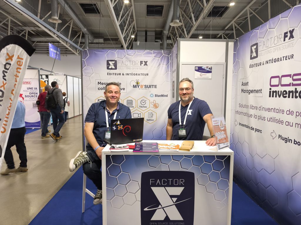 FactorFX (@factorfx) on Twitter photo 👩💻 Pas de transformation numérique sans maîtrise de son IT
Au #CoTerNumérique, nous échangeons autour de solutions éprouvées :
▶️ Virtualisation avec #Proxmox
▶️ Inventaire de parc avec <a href="/OcsInventory/">OCS Inventory</a>
▶️ Messagerie collaborative avec #MyBSuite
📍 Stand 112
#OpenSource #DSI 👩💻 Pas de transformation numérique sans maîtrise de son IT
Au #CoTerNumérique, nous échangeons autour de solutions éprouvées :
▶️ Virtualisation avec #Proxmox
▶️ Inventaire de parc avec <a href="/OcsInventory/">OCS Inventory</a>
▶️ Messagerie collaborative avec #MyBSuite
📍 Stand 112
#OpenSource #DSI