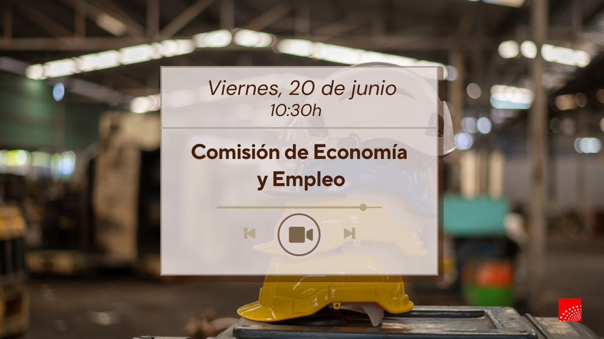🔴 #EnDirecto Sesión de la Comisión de Economía y Empleo de la @AsambleaMadrid.

📄 Orden del día: tinyurl.com/3yy655r4
⏯ Directo: mediateca.asambleamadrid.es/live
👥 Composición: ecoemp-xiii.asambleamadrid.es