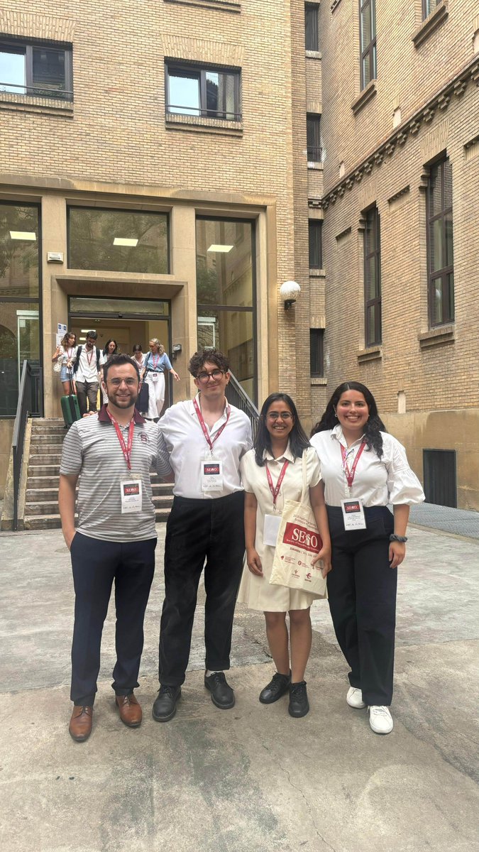 NataLabrador's tweet photo. Happy to have participated in the 2025 Annual Meeting of the Society of Economics of the Household (SEHO) in Zaragoza, Spain. Special thanks to J. Alberto Molina for the fantastic organization! Great to meet such friendly colleagues and survive the heatwaves together! #SEHO2025 https://t.co/lz5fiv9AZT
