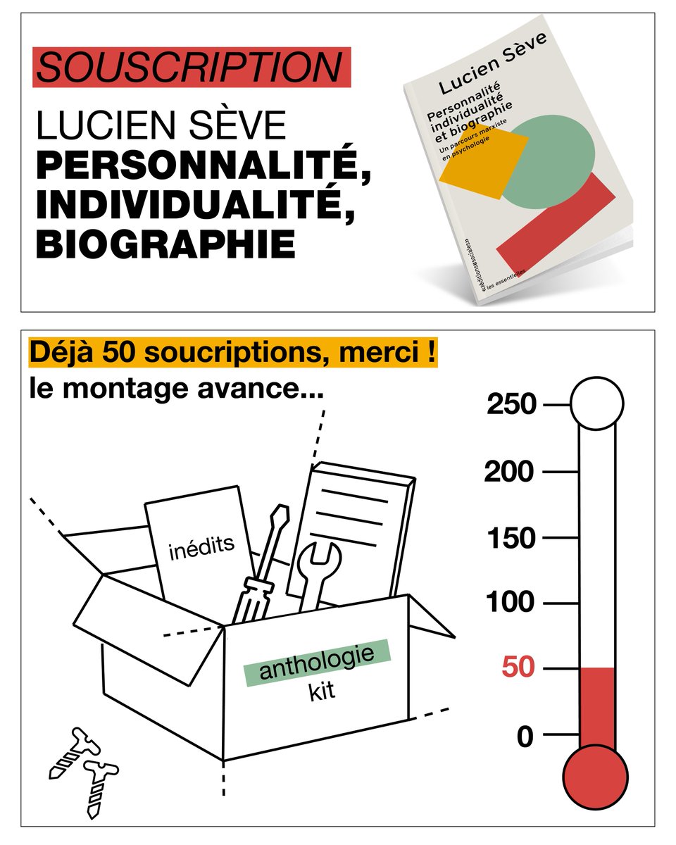 Déjà 50 souscriptions, merci beaucoup ! 💛

Précommandez avant le 15 juillet sur notre boutique en ligne et recevez le livre chez vous pour 50 € (au lieu de 60 €), frais de livraison offerts avec le code "seve2025" 🎁

&gt;&gt;&gt; boutique.editionssociales.fr/produit/souscr…