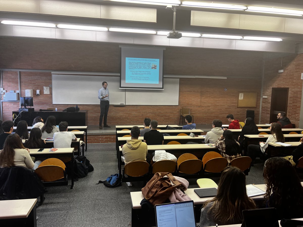 1/ During the 2022–23 academic year, we conducted an experiment at <a href="/ubfacecoiempres/">Facultat d'Economia i Empresa UB</a> with students from both the Economics and Business undergraduate programs, as part of the compulsory Taxation course in the third year. #JMDuran @D_Mont #JVazquez-G.