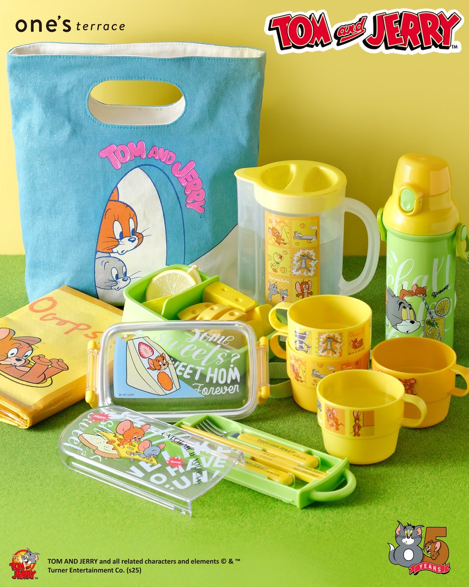 #トムとジェリー のアイテムが
#ワンズテラス に登場🐱🐭

ワンズテラスだけの数量商品や先行販売商品も🎉

※一部展開のない店舗がございます
※人気商品につき一部店舗で品切れの場合がございます
<a href="/onesterrace/">ワンズテラス</a>
詳細👇
store.world.co.jp/s/brand/oneste…