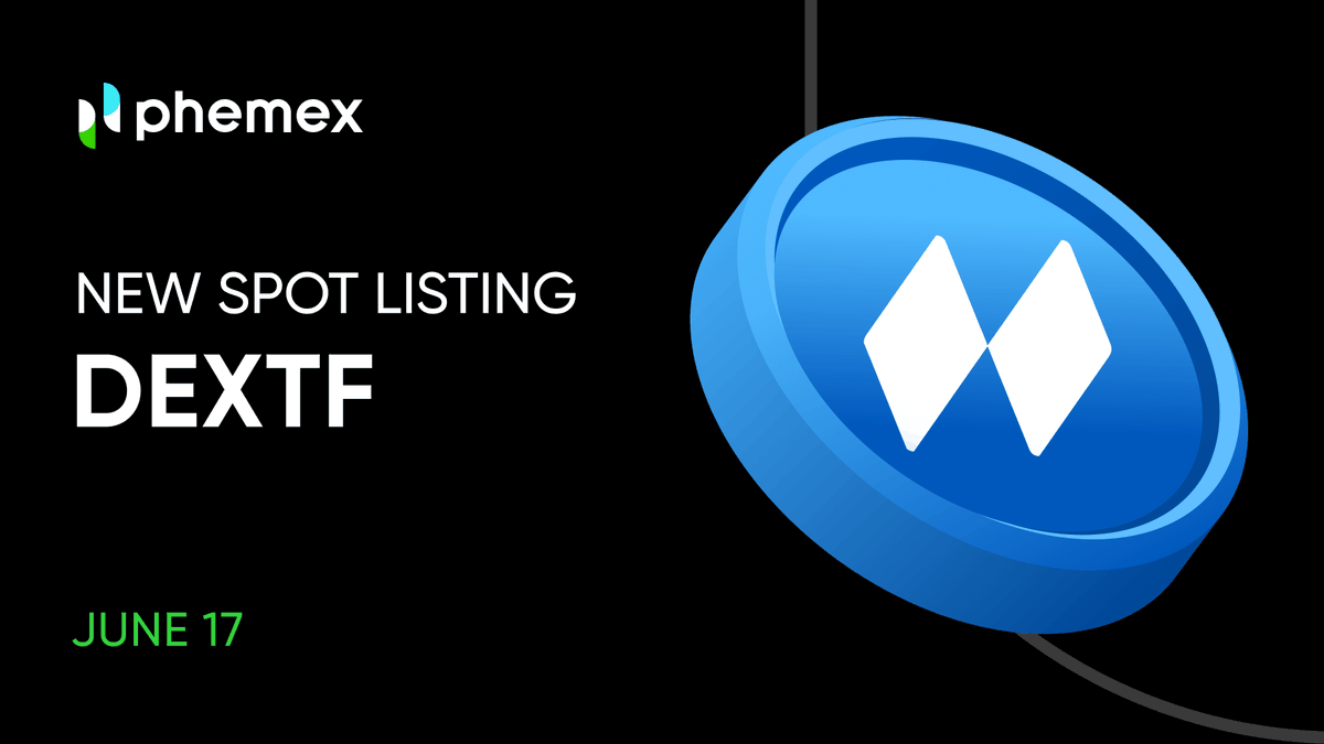 Phemex (@phemex_official) on Twitter photo π’ New Spot Listing Alert:  DEXTF
ποΈ 10:00 UTC, June 17 2025    
$DEXTF is the only utility token accruing value from the entire Memento ecosystem.
Trade now & More details in threadsπ°π π’ New Spot Listing Alert:  DEXTF
ποΈ 10:00 UTC, June 17 2025    
$DEXTF is the only utility token accruing value from the entire Memento ecosystem.
Trade now & More details in threadsπ°π